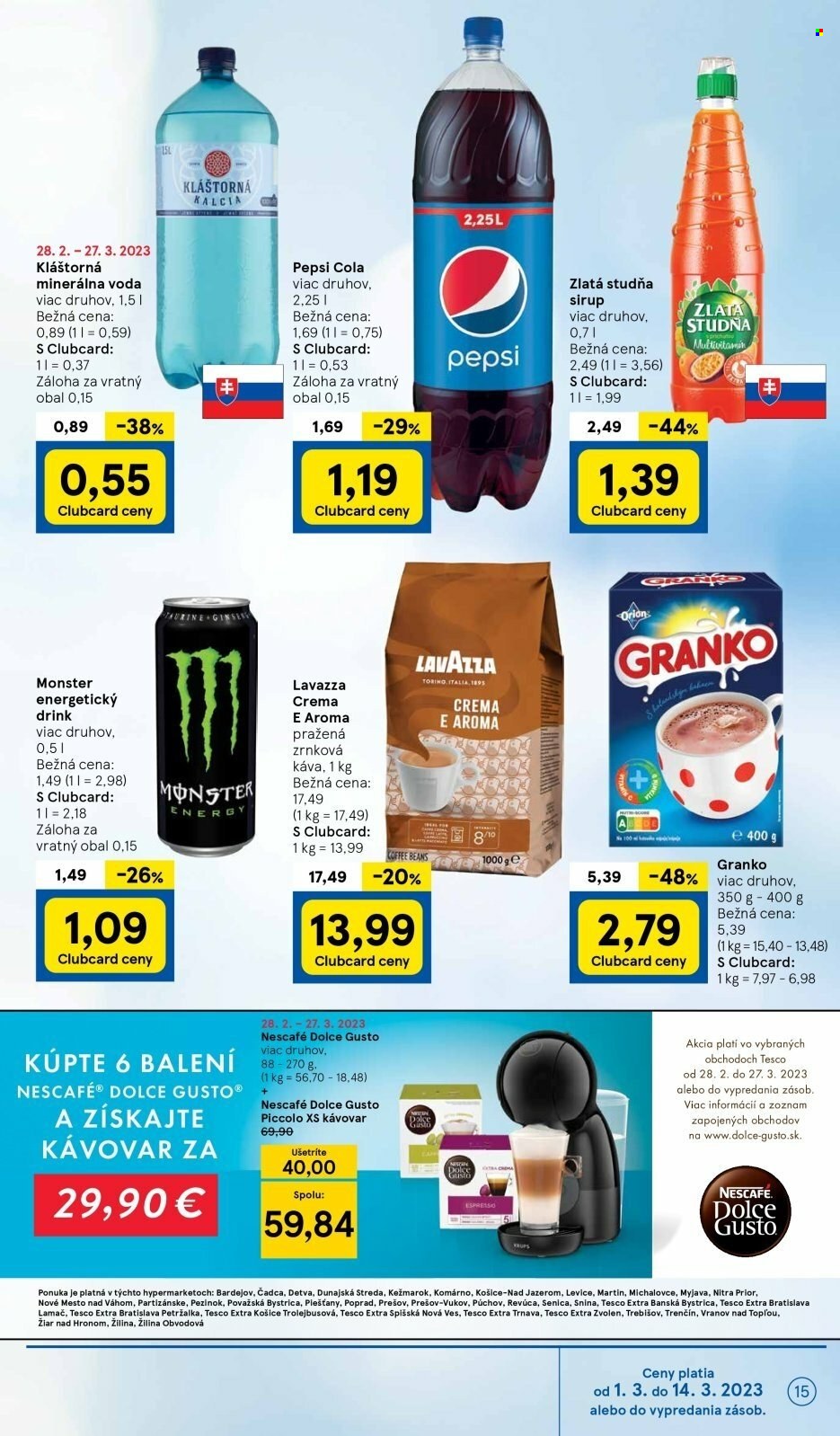 Leták TESCO - 1.3.2023 - 7.3.2023. Strana 15