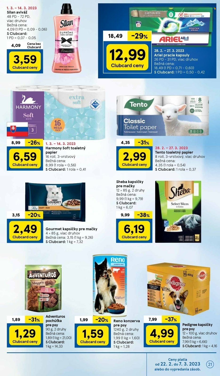 Leták TESCO - 1.3.2023 - 7.3.2023. Strana 21