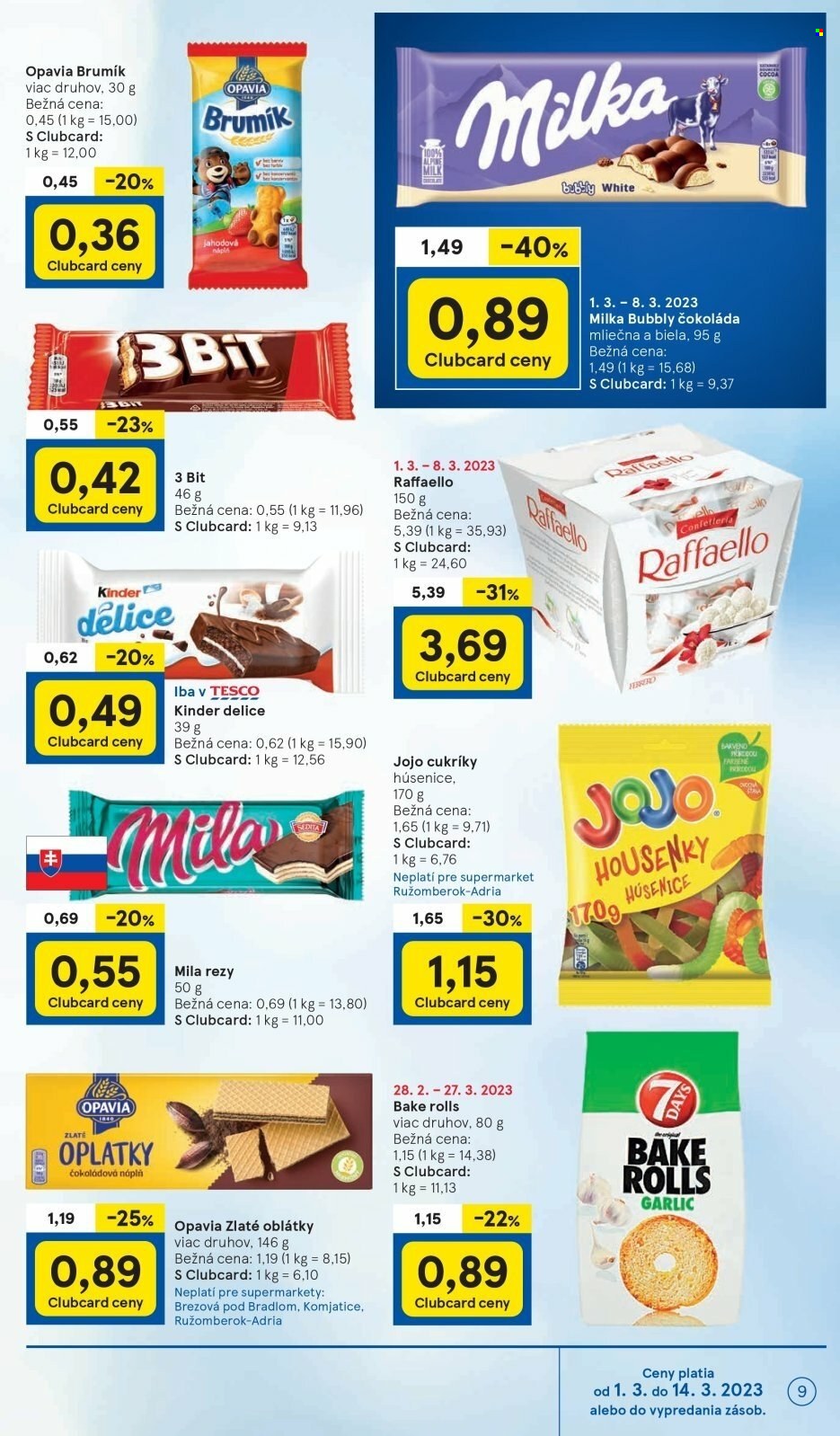 Leták TESCO supermarket - 1.3.2023 - 7.3.2023. Strana 9