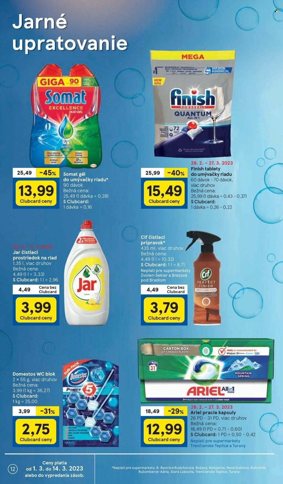 Leták TESCO supermarket - 1.3.2023 - 7.3.2023. Strana 12