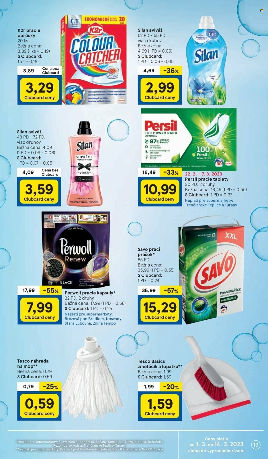 Leták TESCO supermarket - 1.3.2023 - 7.3.2023. Strana 13