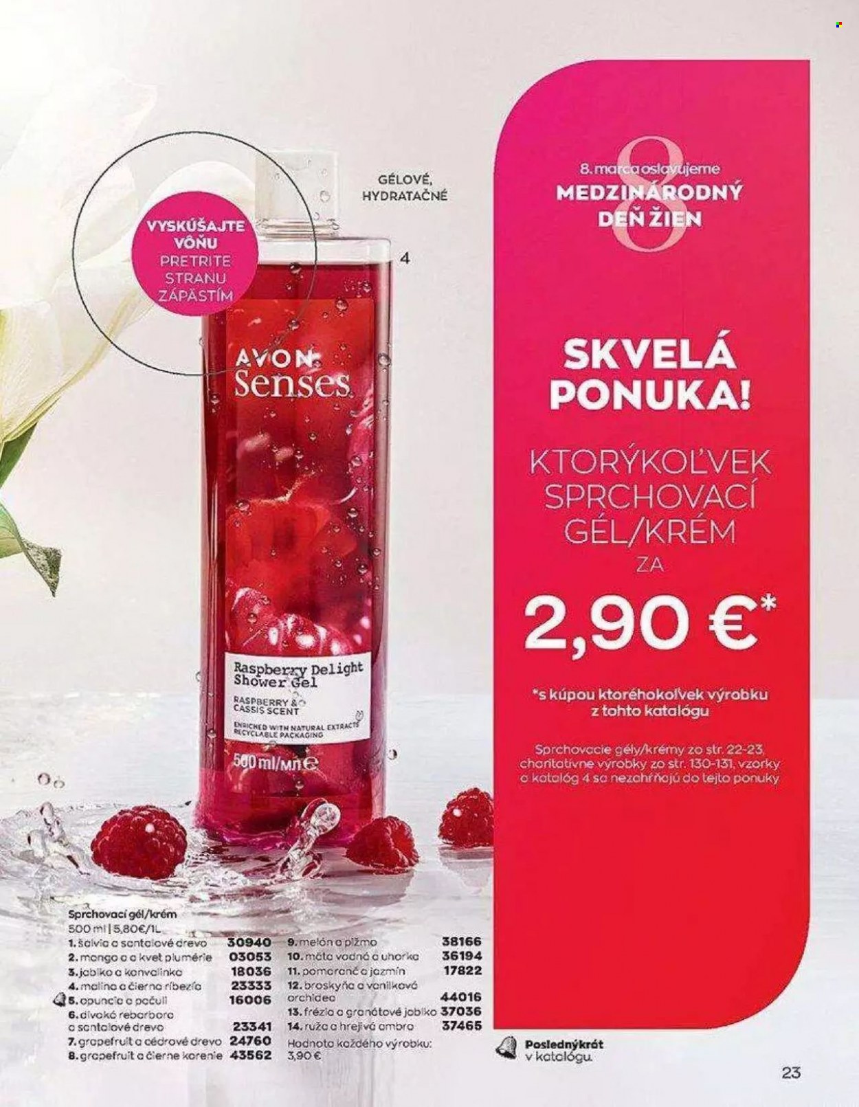 Leták Avon - 1.3.2023 - 31.3.2023. Strana 23