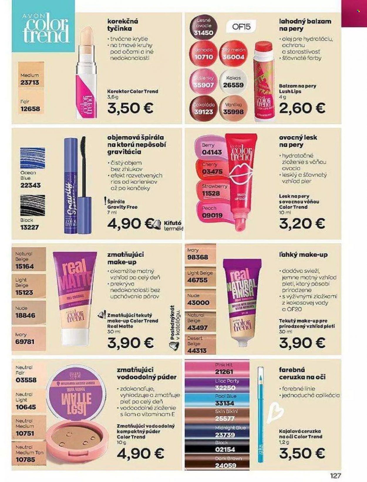 Leták Avon - 1.3.2023 - 31.3.2023. Strana 127