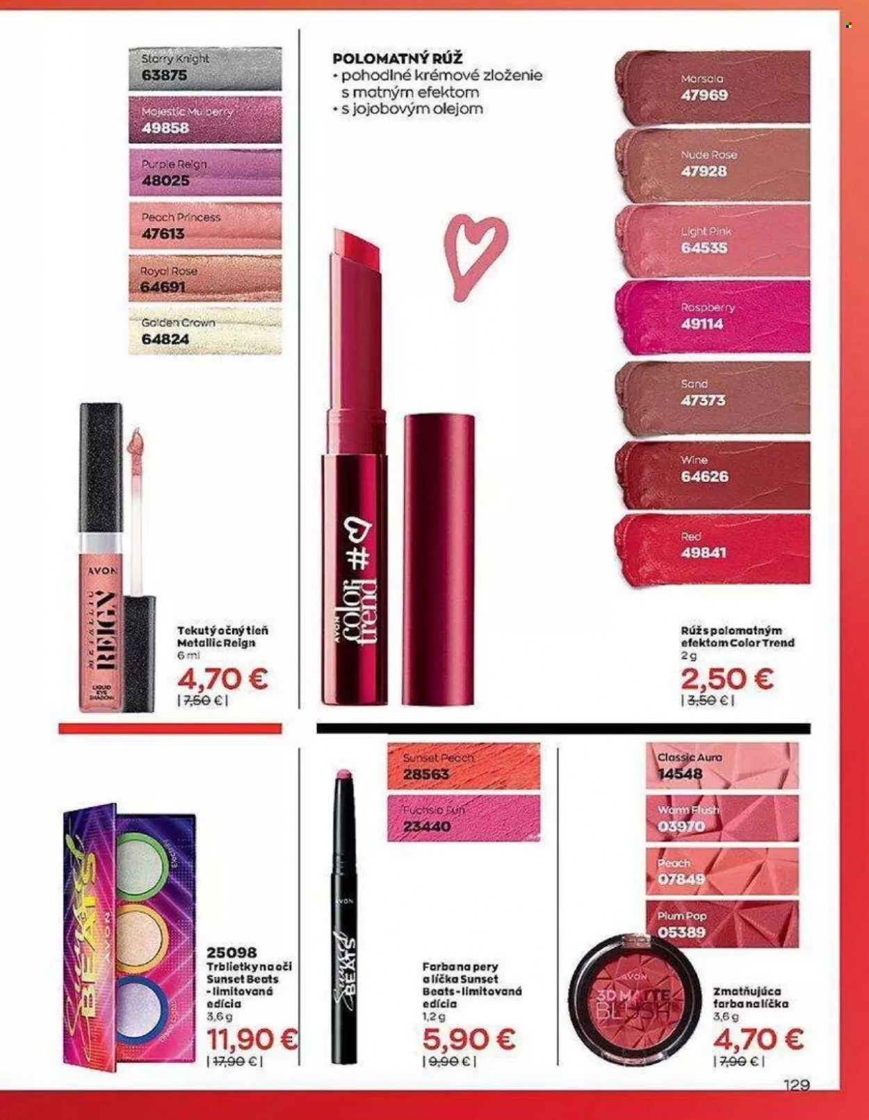 Leták Avon - 1.3.2023 - 31.3.2023. Strana 129