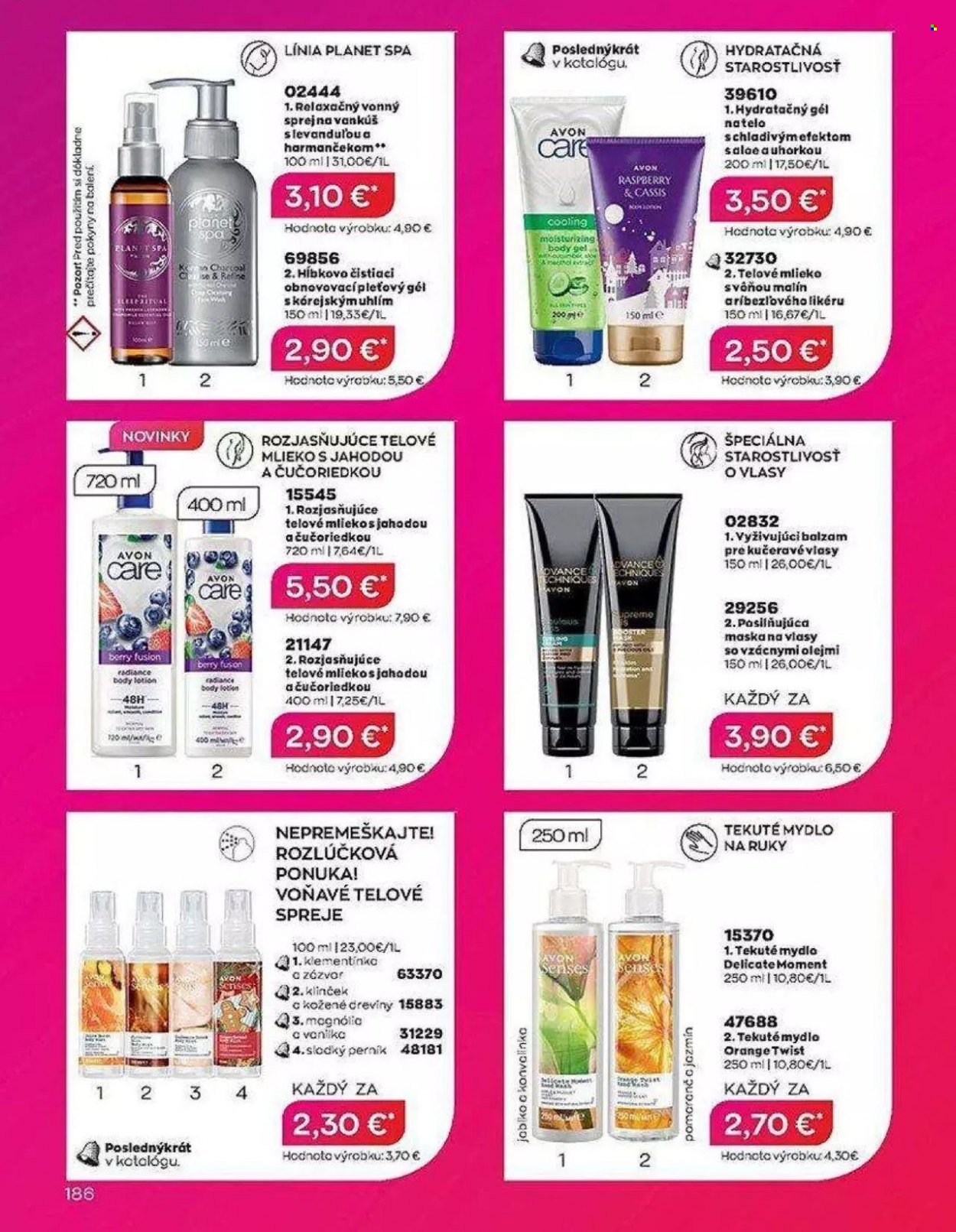 Leták Avon - 1.3.2023 - 31.3.2023. Strana 186