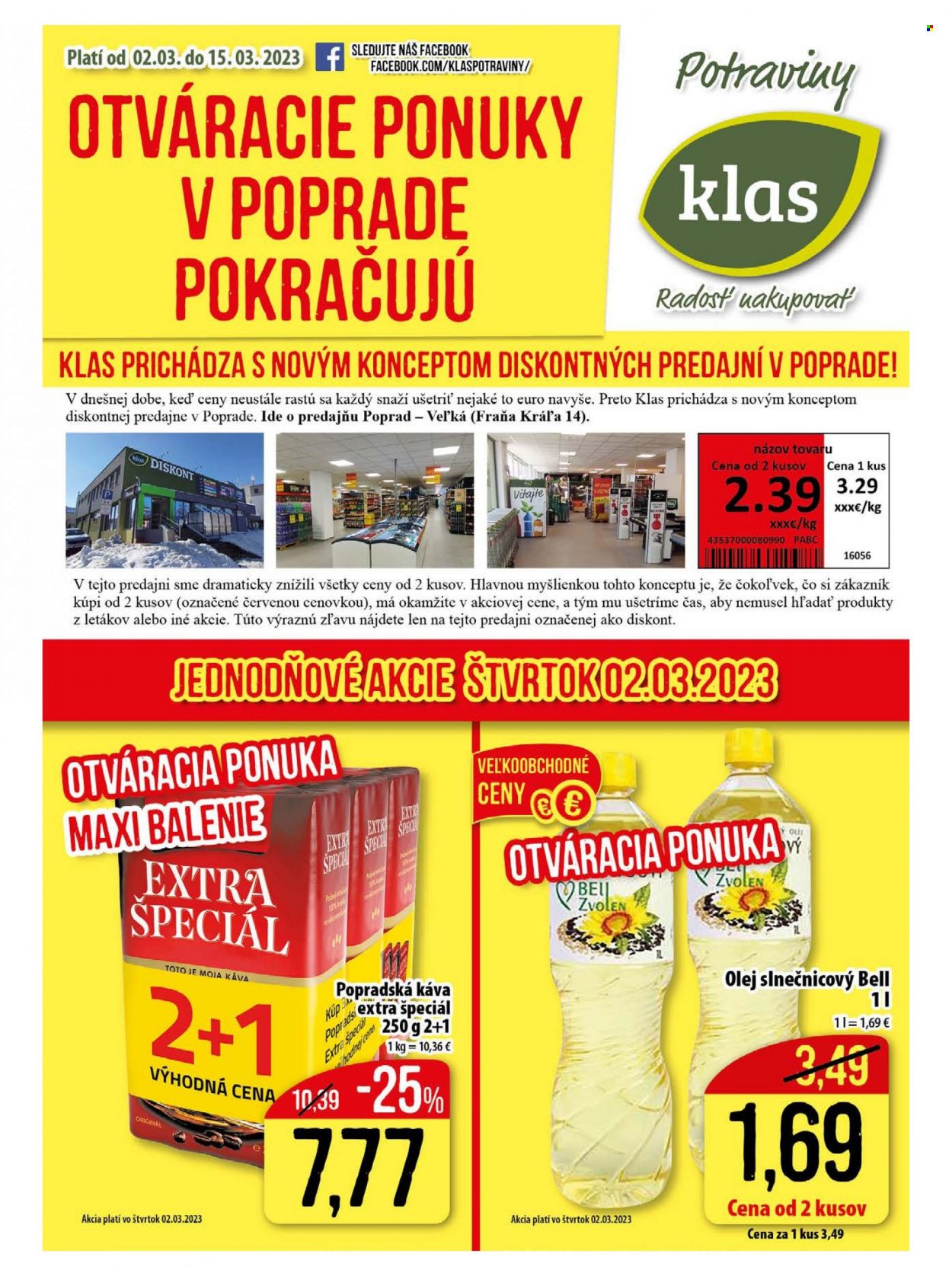 Leták Klas - 2.3.2023 - 15.3.2023. Strana 1