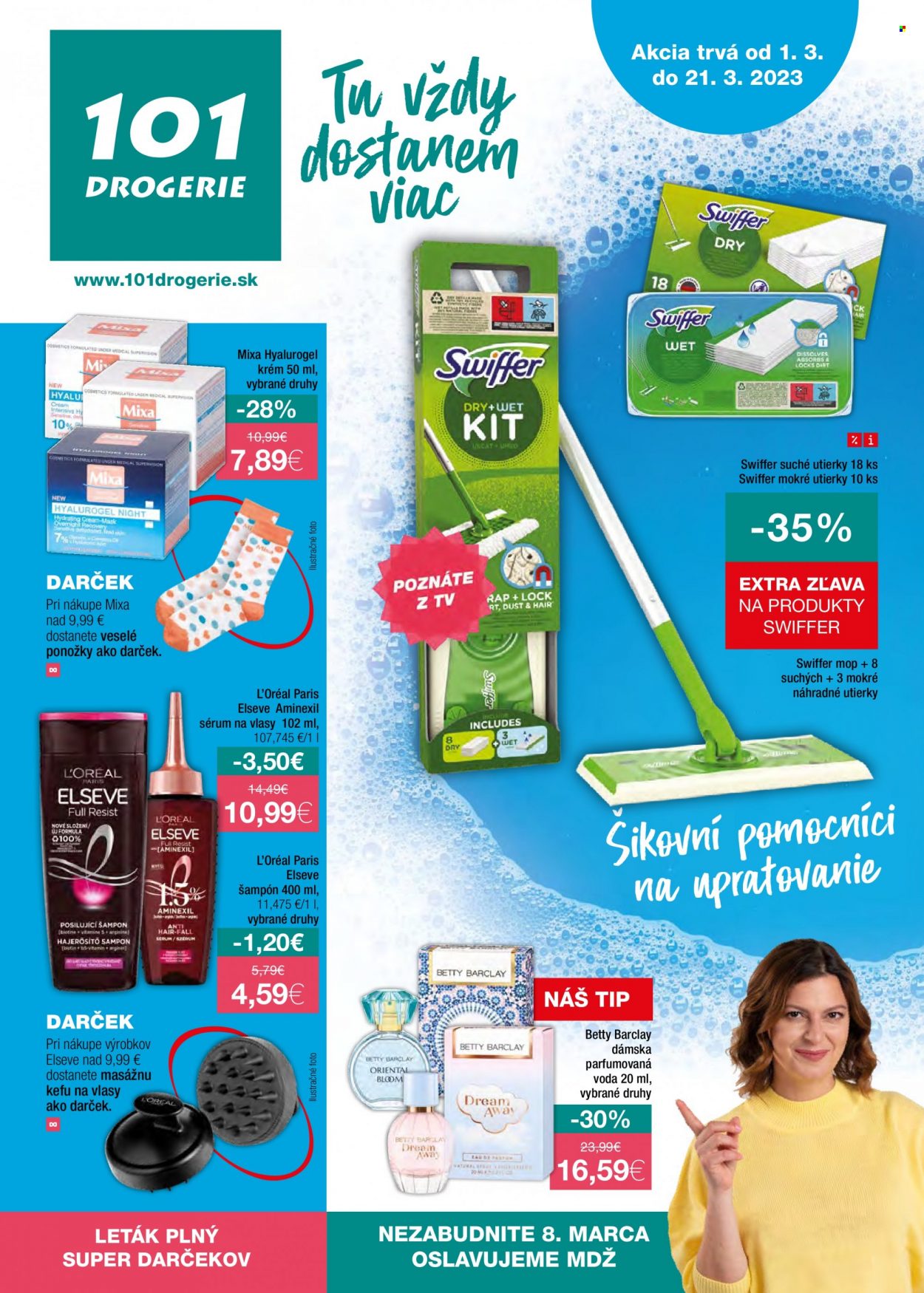 Leták 101 Drogerie - 1.3.2023 - 21.3.2023. Strana 1