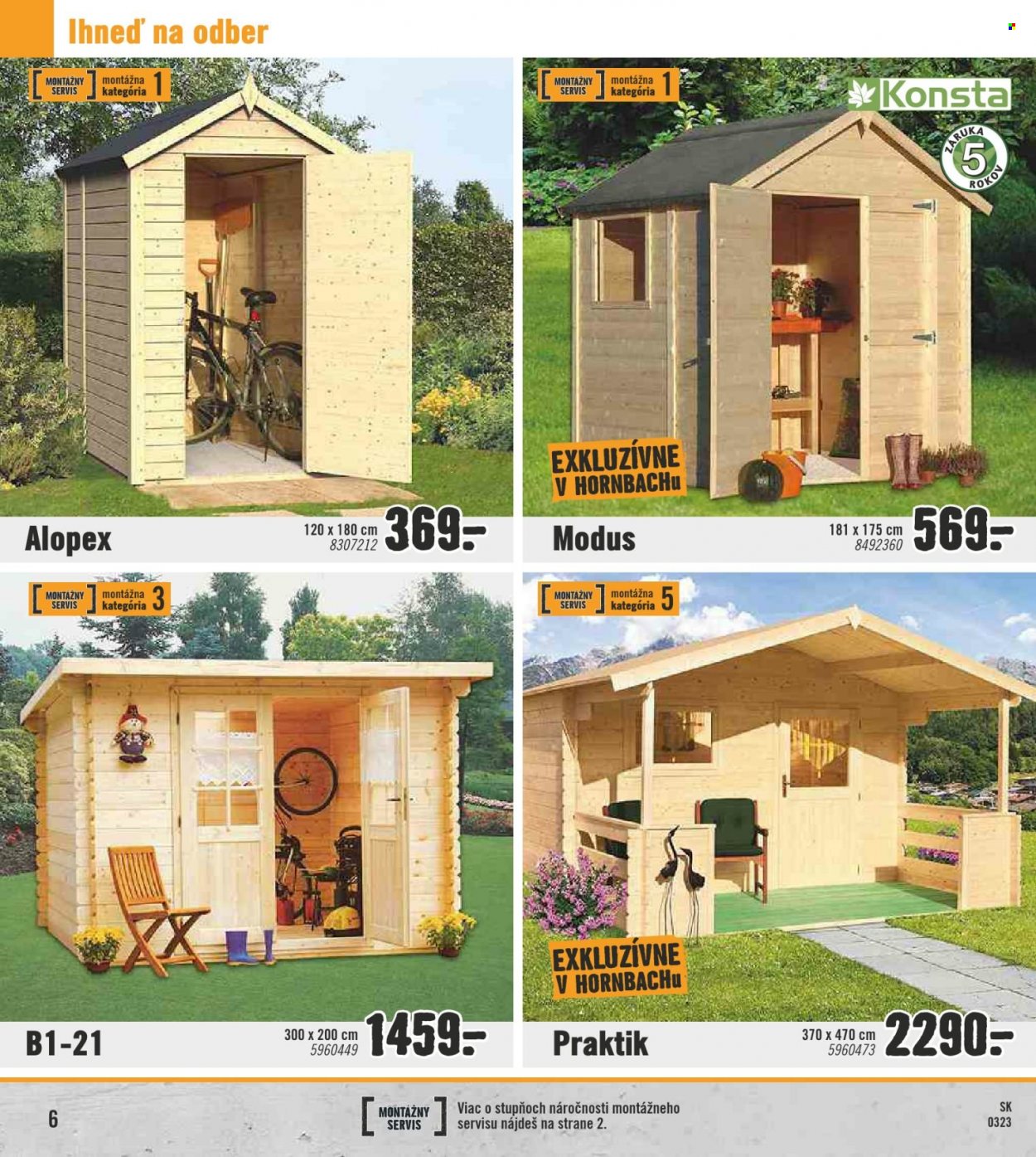 Leták Hornbach - 1.3.2023 - 1.4.2023. Strana 6