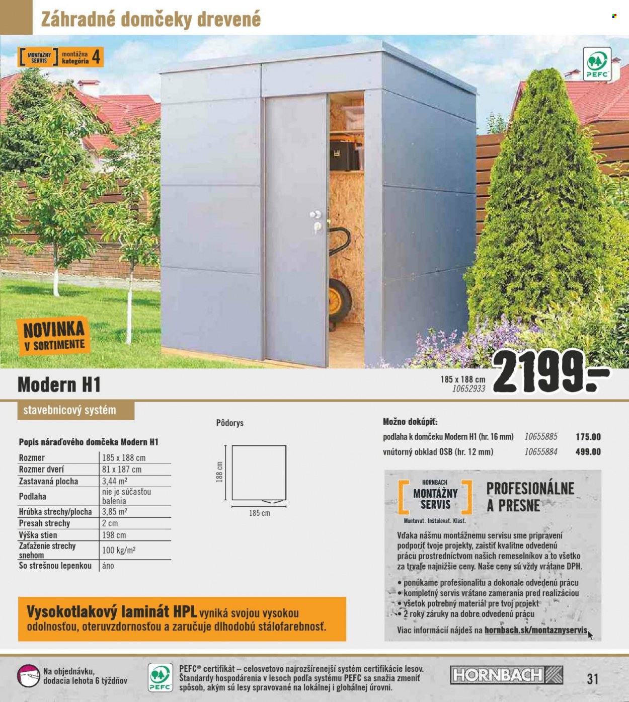 Leták Hornbach - 1.3.2023 - 1.4.2023. Strana 31