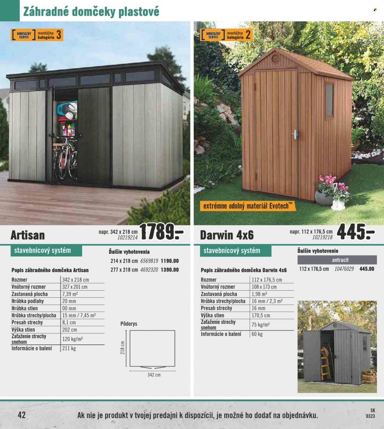 Leták Hornbach - 1.3.2023 - 1.4.2023. Strana 42