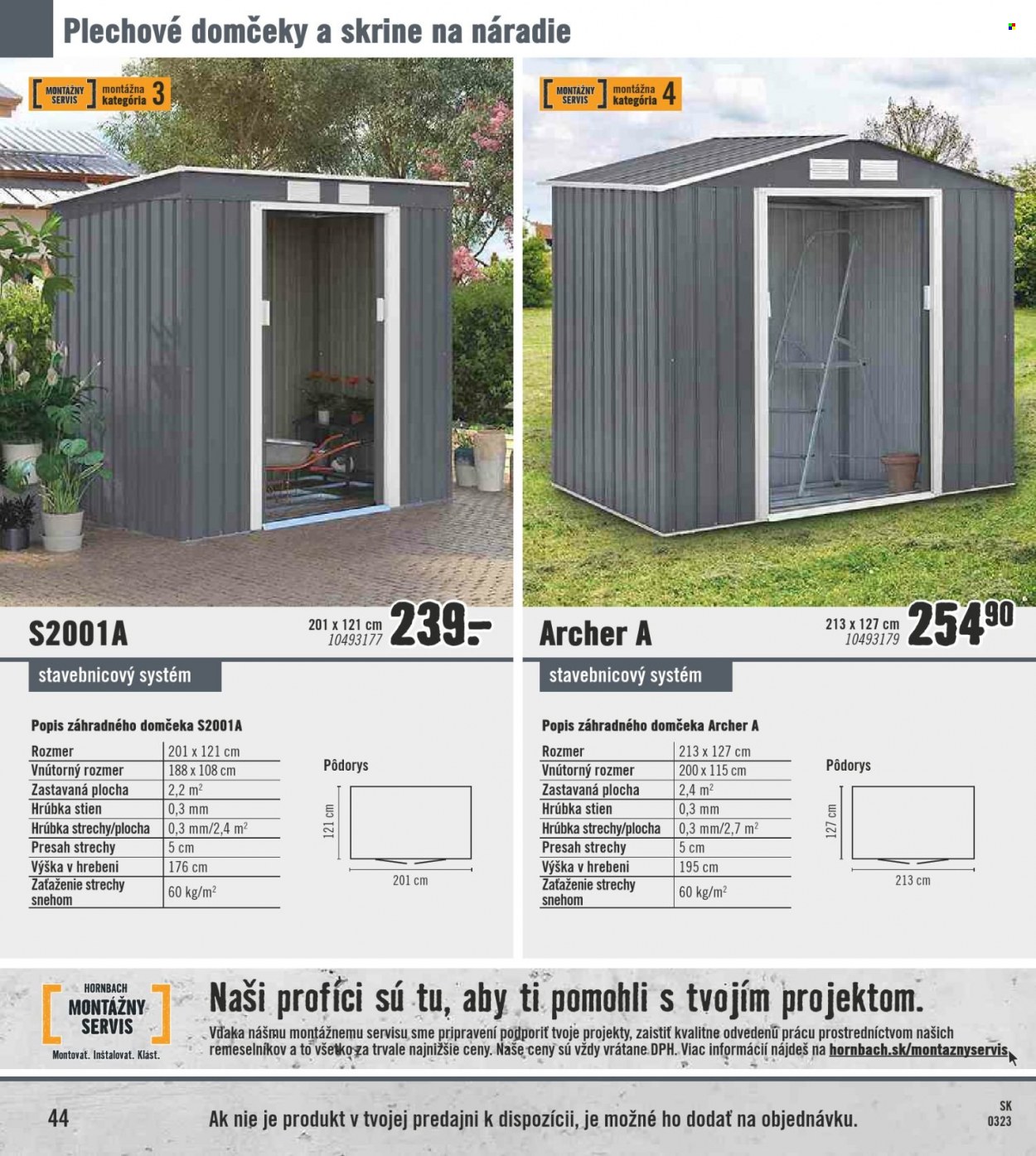 Leták Hornbach - 1.3.2023 - 1.4.2023. Strana 44