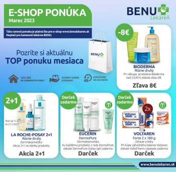 Leták BENU Lekáreň - 1.3.2023 - 31.3.2023.