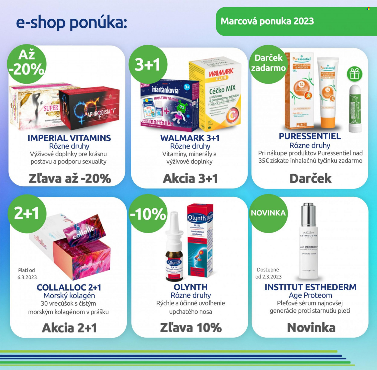 Leták BENU Lekáreň - 1.3.2023 - 31.3.2023. Strana 2