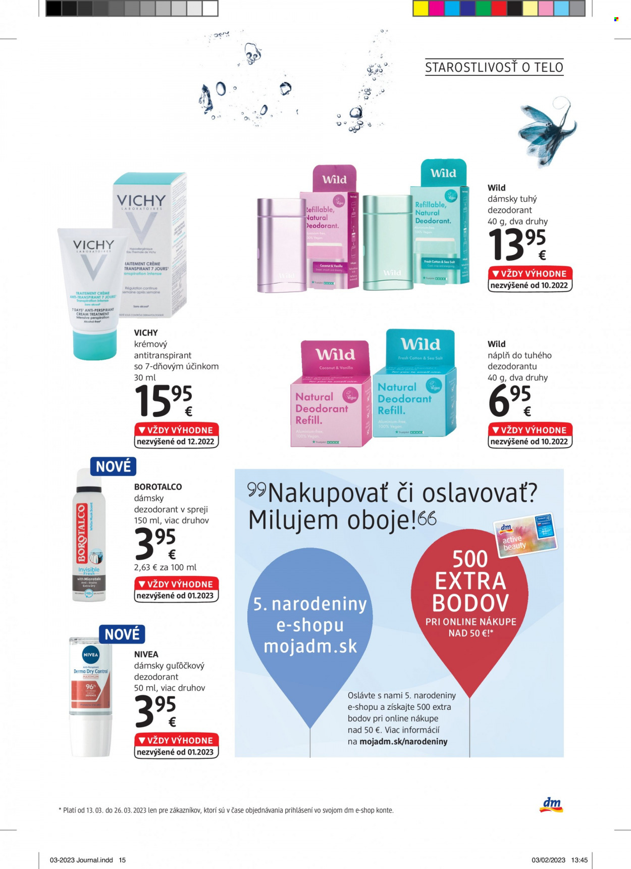 Leták dm drogerie. Strana 15