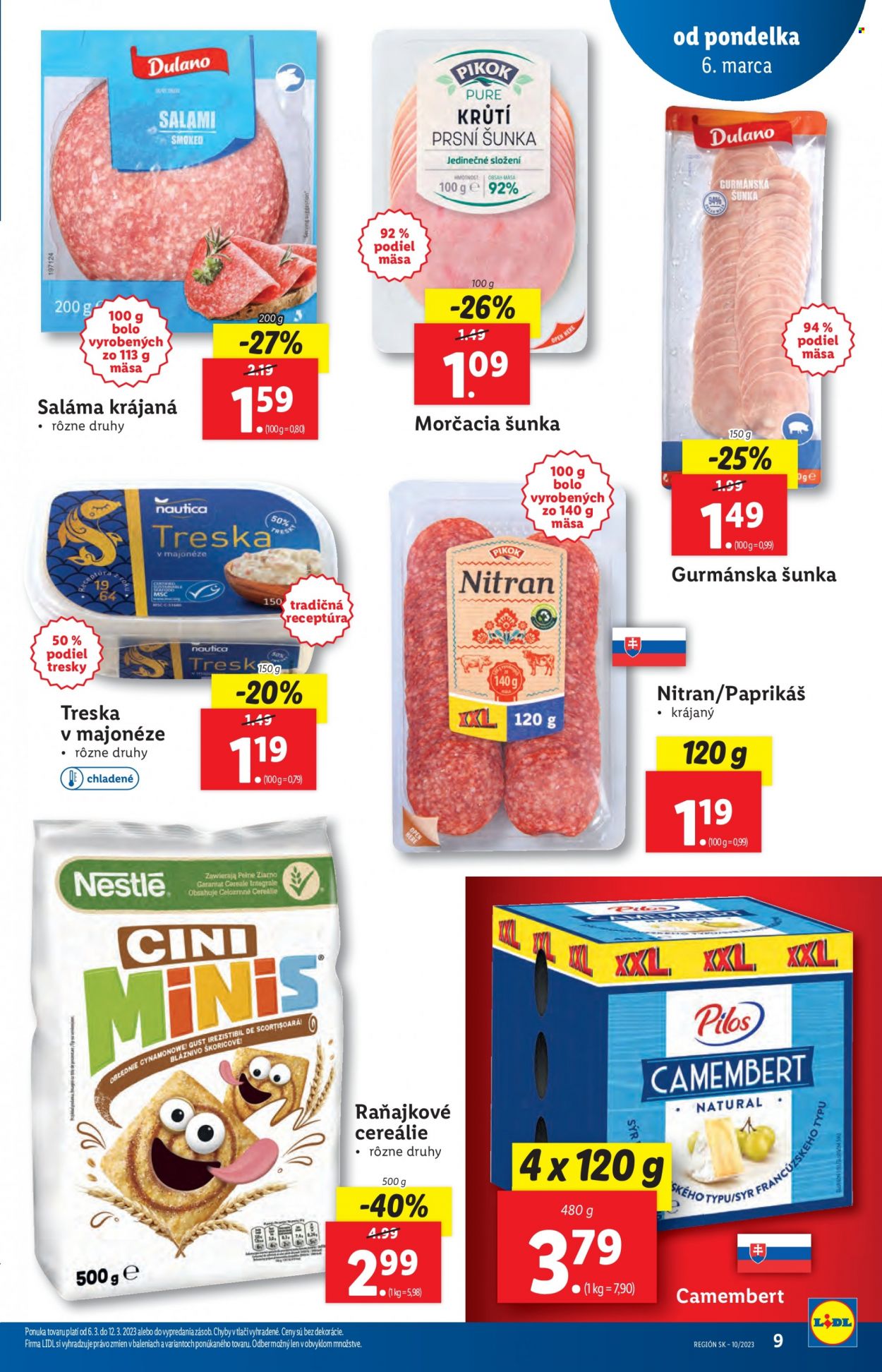 Leták Lidl - 6.3.2023 - 12.3.2023. Strana 9