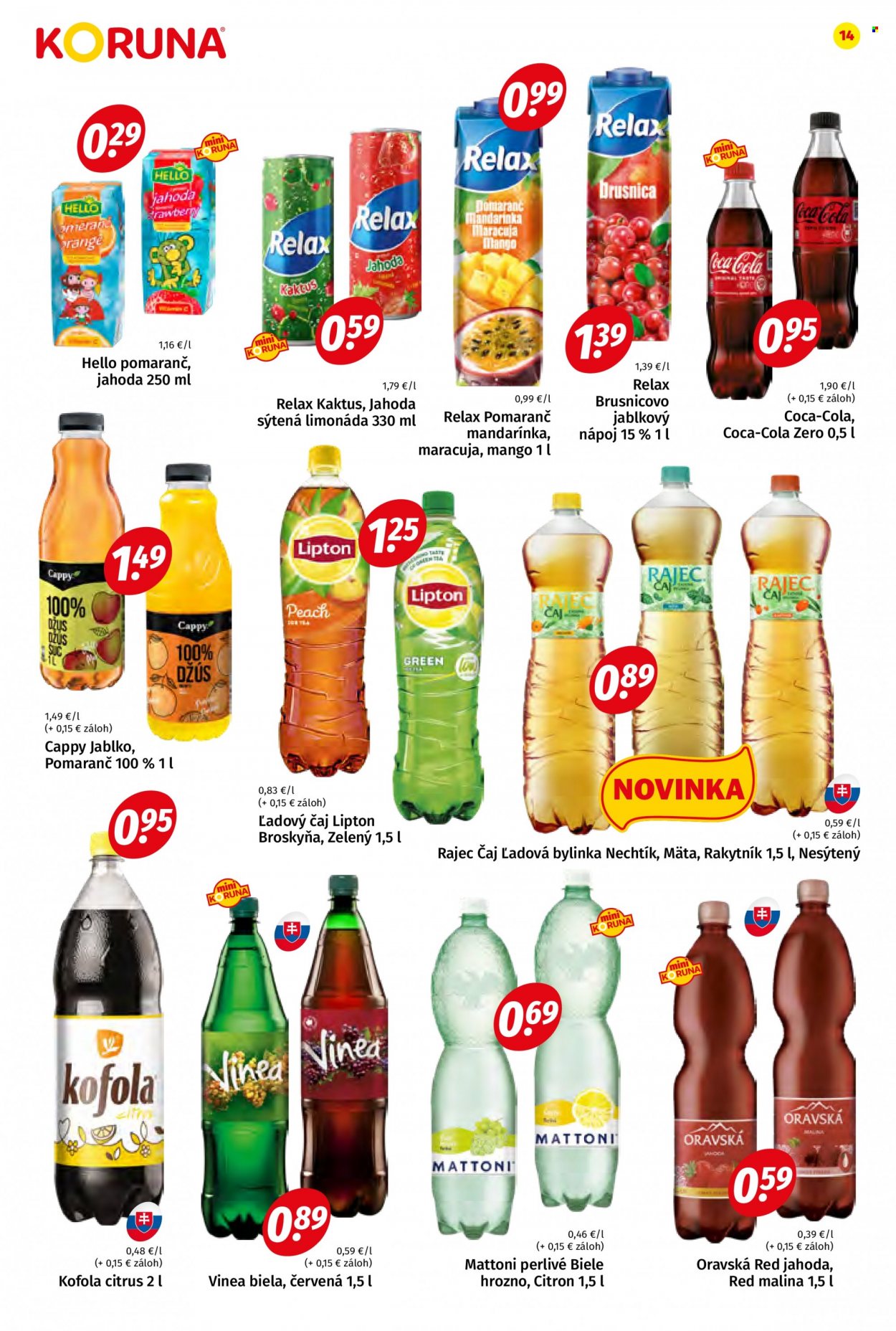 Leták Potraviny KORUNA - 3.3.2023 - 15.3.2023. Strana 14