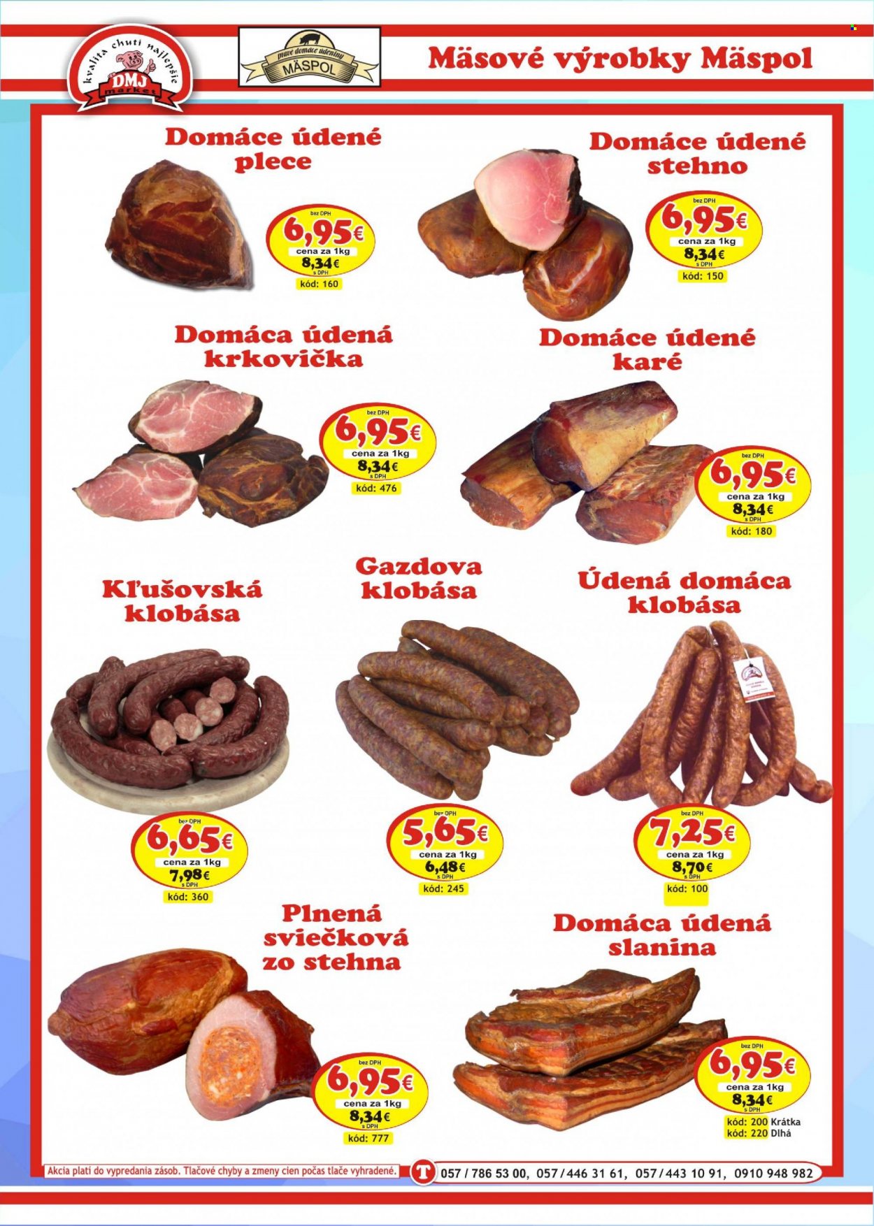 Leták DMJ market. Strana 4