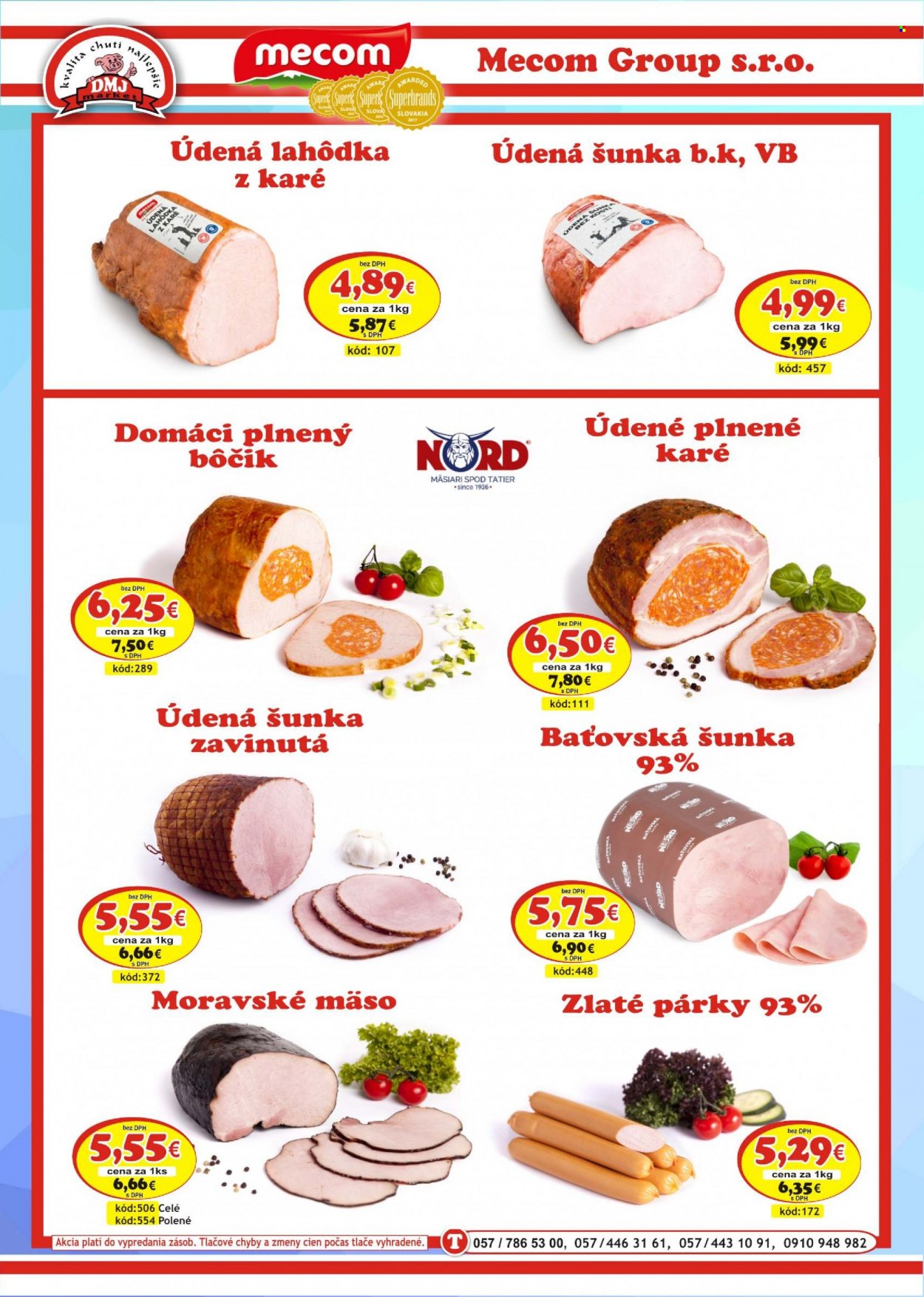 Leták DMJ market. Strana 8