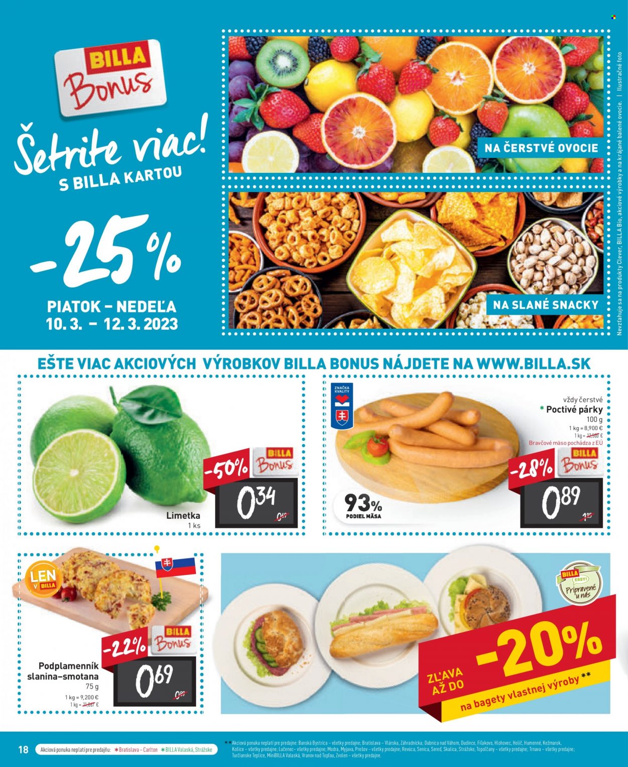 Leták Billa - 8.3.2023 - 14.3.2023. Strana 18