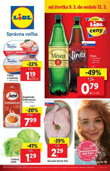 Leták Lidl - 9.3.2023 - 12.3.2023.