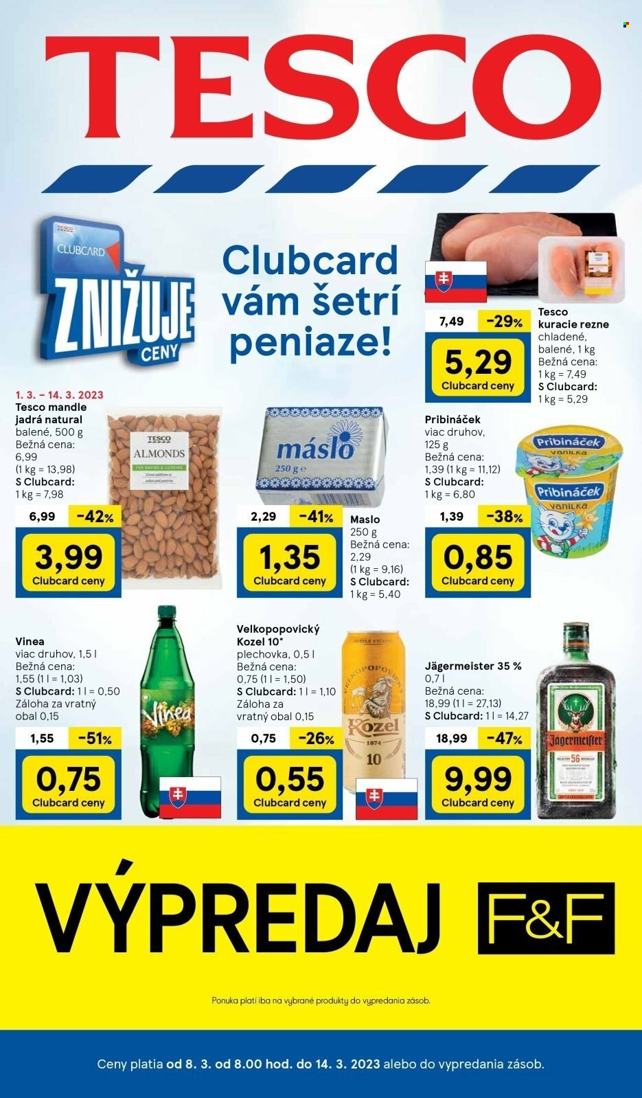 Leták TESCO - 8.3.2023 - 14.3.2023. Strana 1