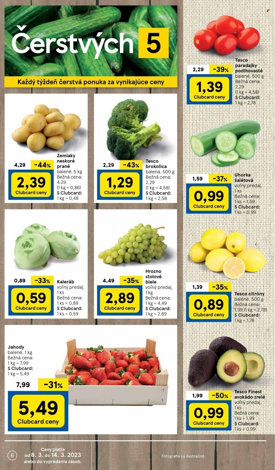Leták TESCO - 8.3.2023 - 14.3.2023. Strana 6