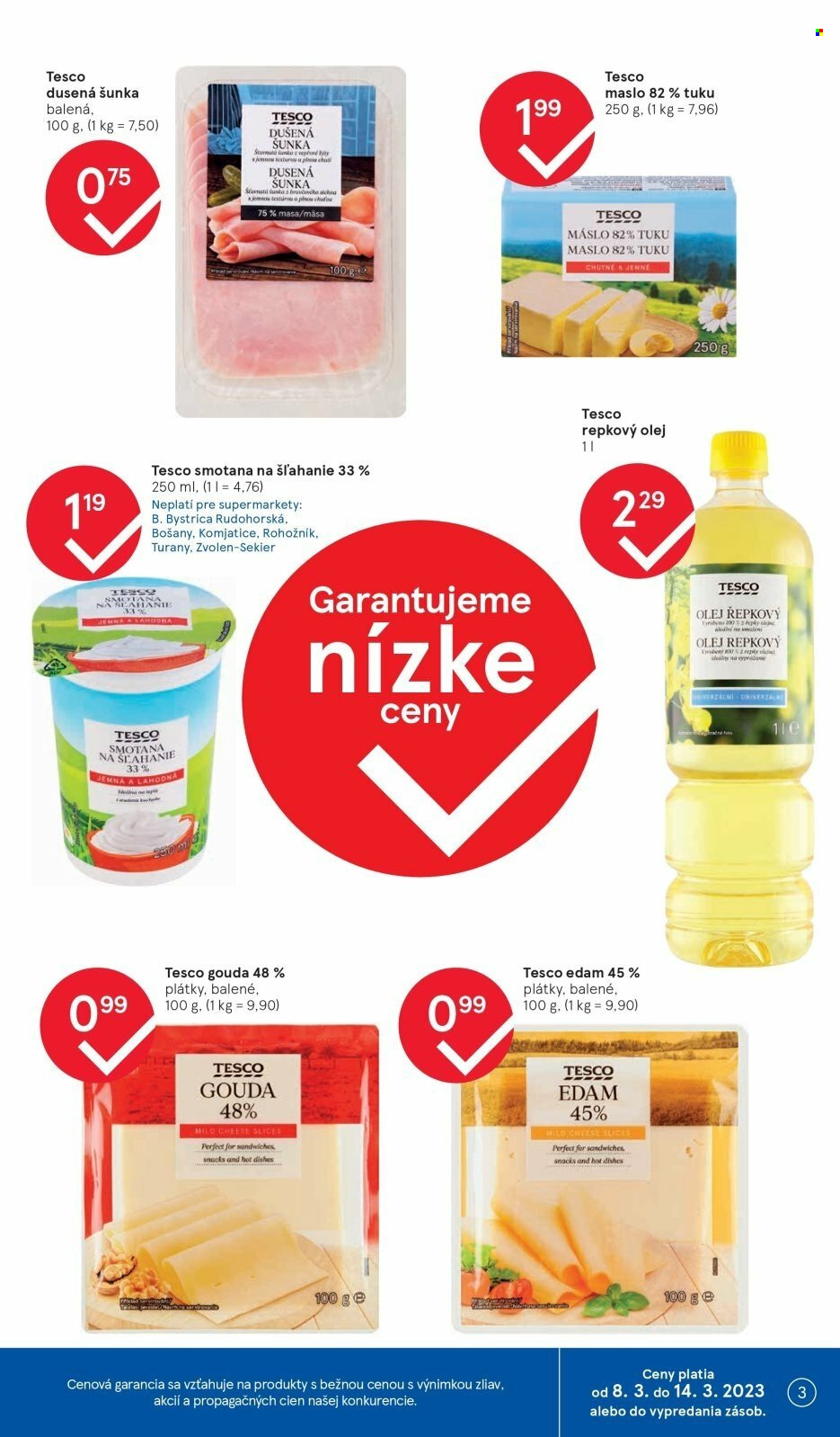 Leták TESCO supermarket - 8.3.2023 - 14.3.2023. Strana 3