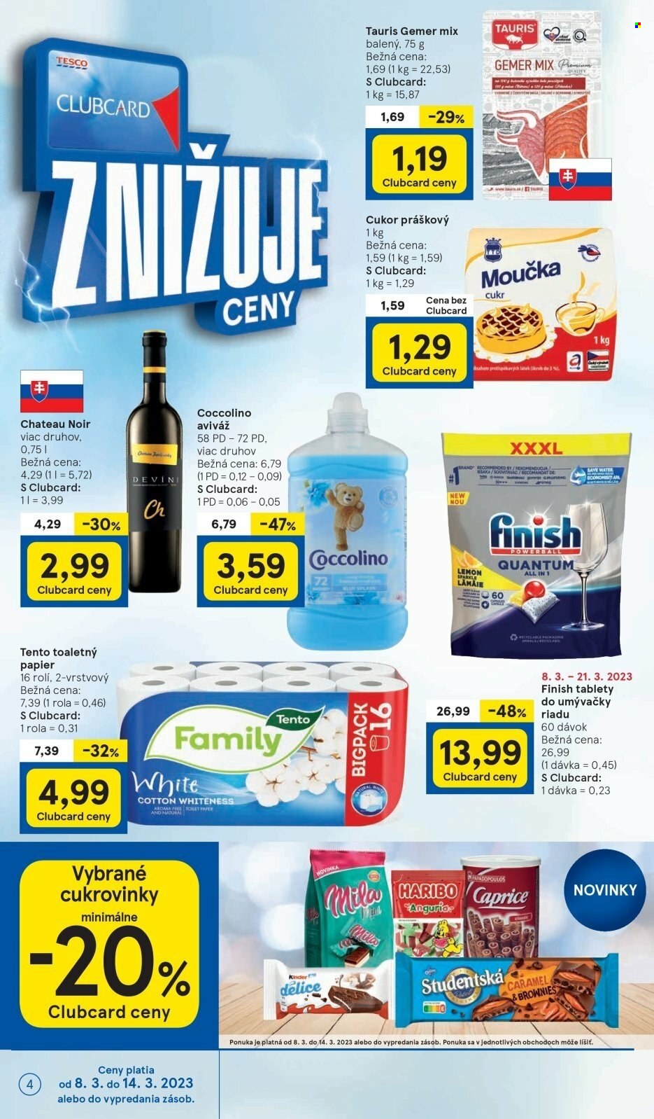 Leták TESCO supermarket - 8.3.2023 - 14.3.2023. Strana 4