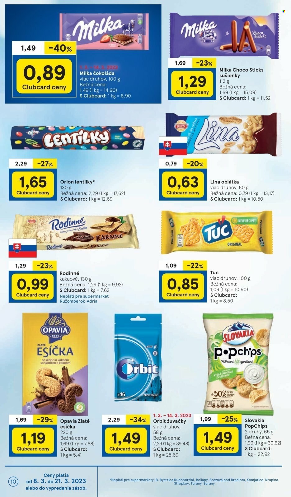 Leták TESCO supermarket - 8.3.2023 - 14.3.2023. Strana 10