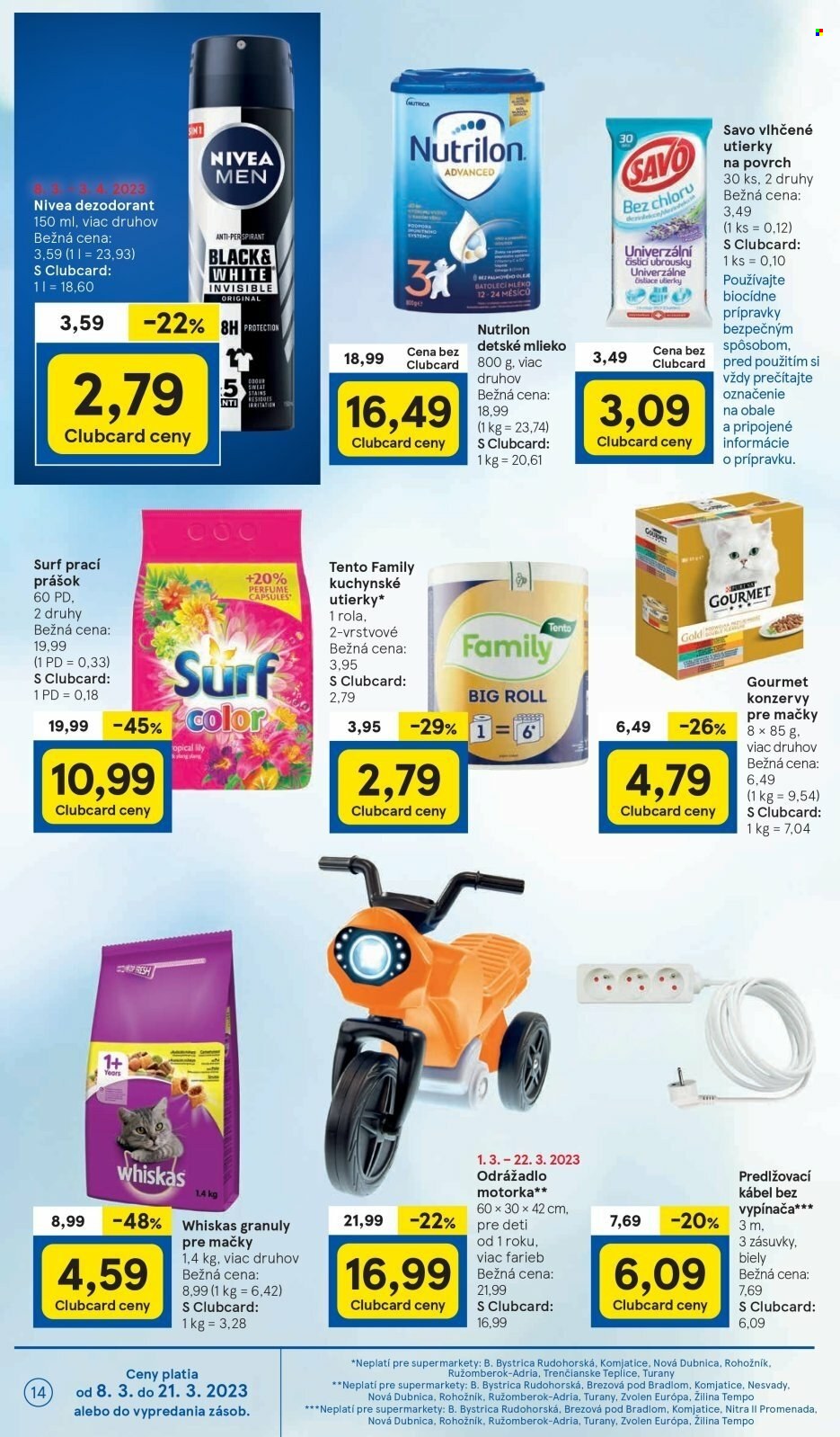 Leták TESCO supermarket - 8.3.2023 - 14.3.2023. Strana 14