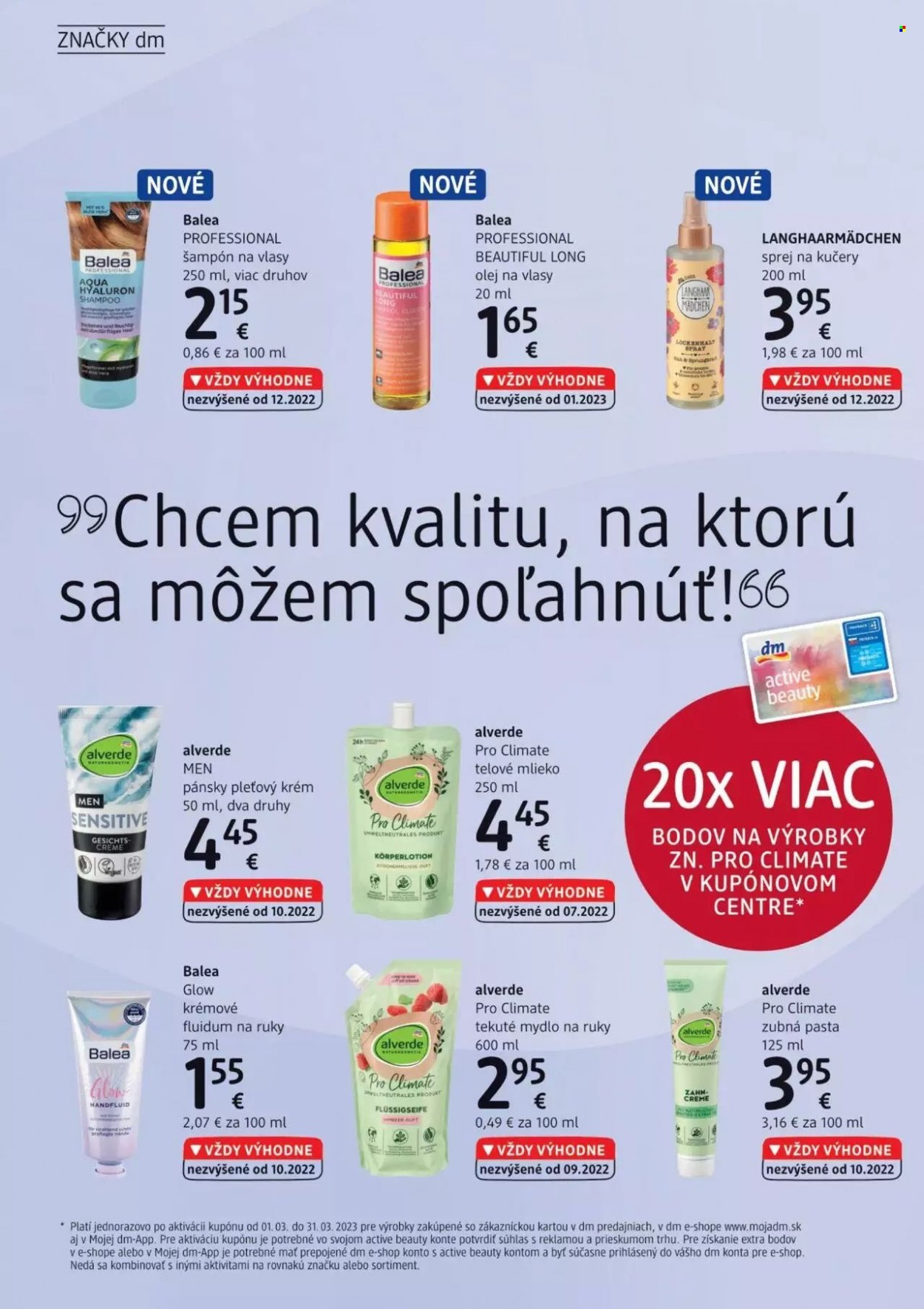 Leták dm drogerie - 1.3.2023 - 31.3.2023. Strana 16