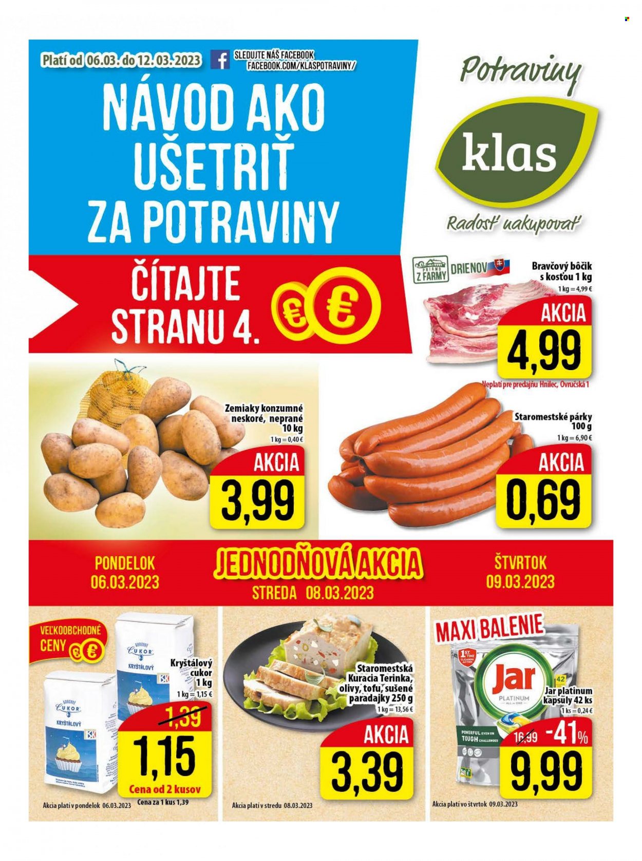 Leták Klas - 6.3.2023 - 12.3.2023. Strana 1