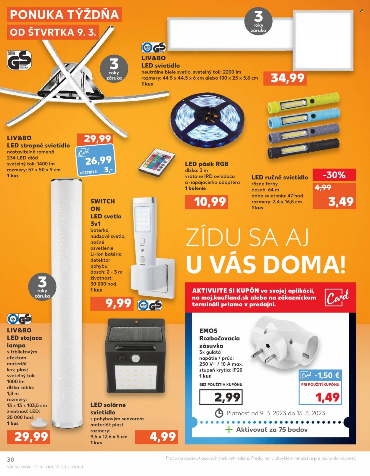Leták Kaufland - 9.3.2023 - 15.3.2023. Strana 30