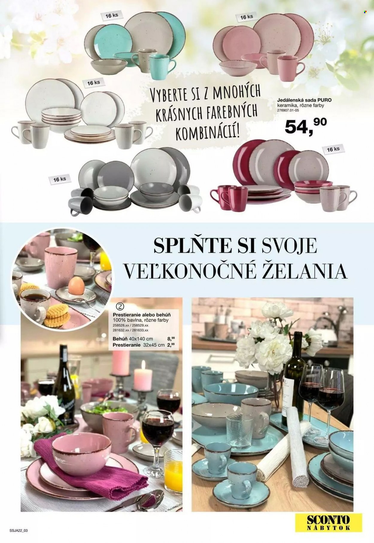 Leták Sconto nábytok. Strana 3