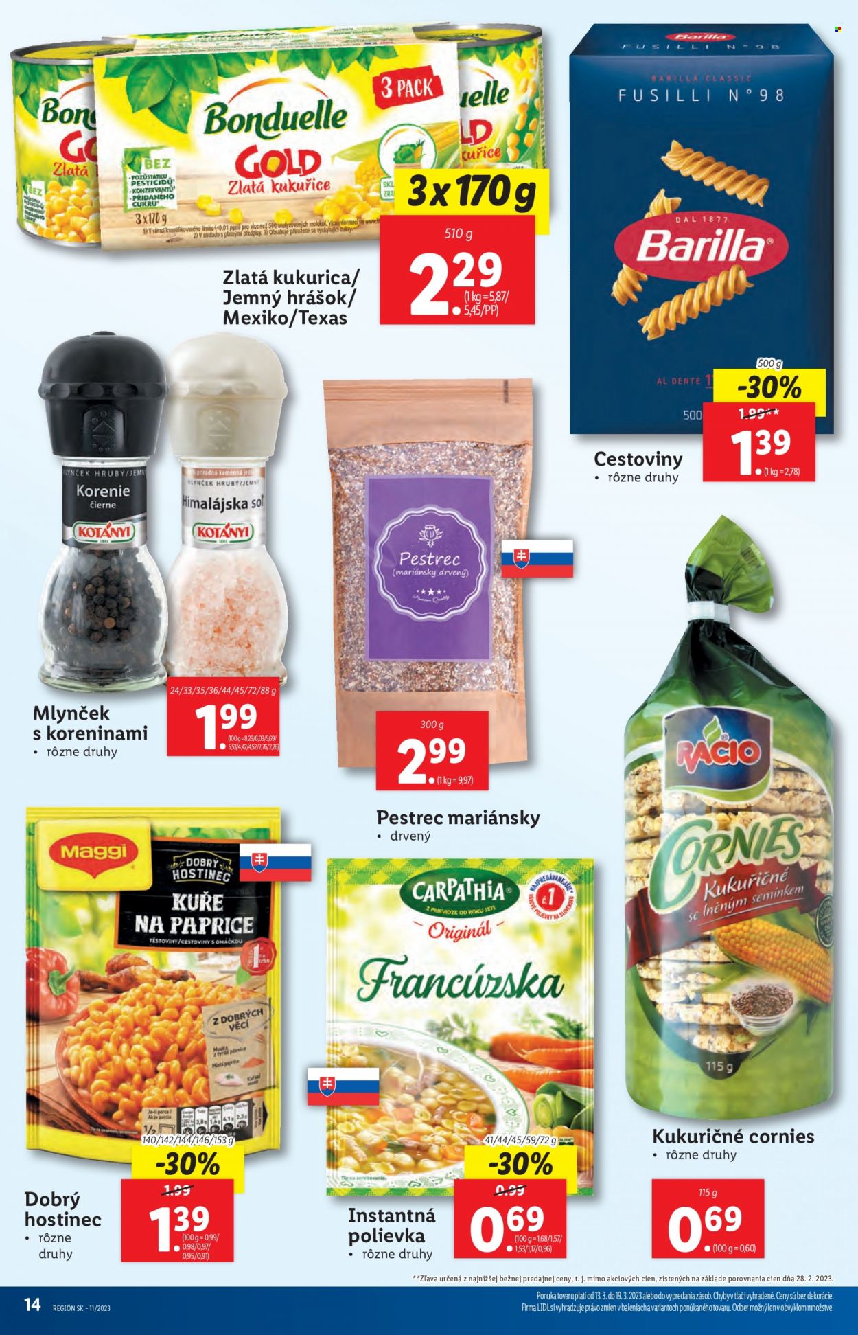 Leták Lidl - 13.3.2023 - 19.3.2023. Strana 14