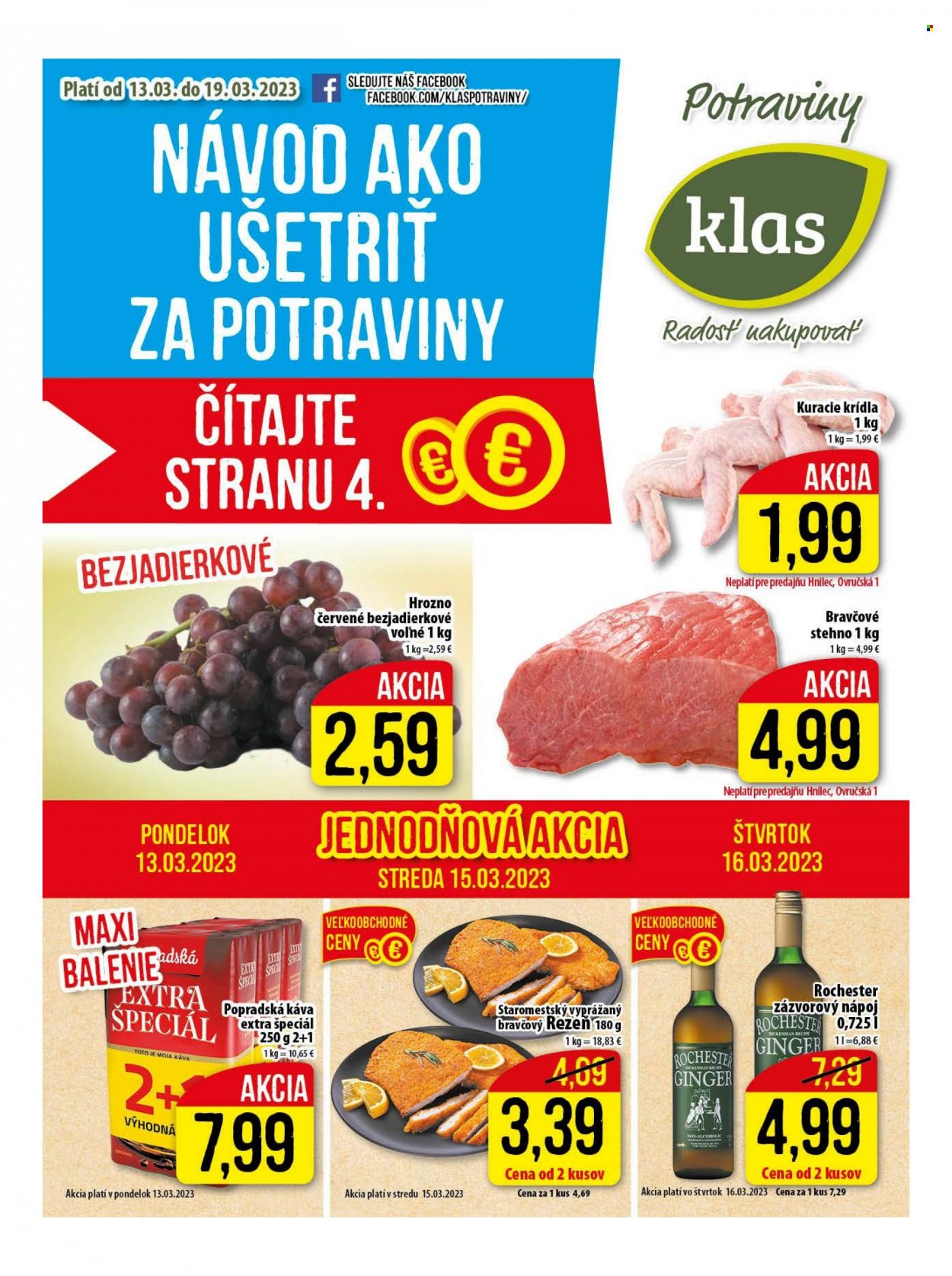 Leták Klas - 13.3.2023 - 19.3.2023. Strana 1