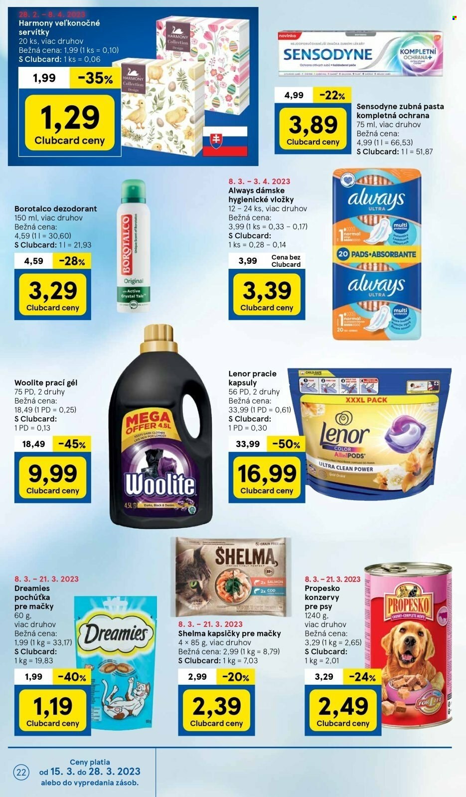 Leták TESCO - 15.3.2023 - 21.3.2023. Strana 22