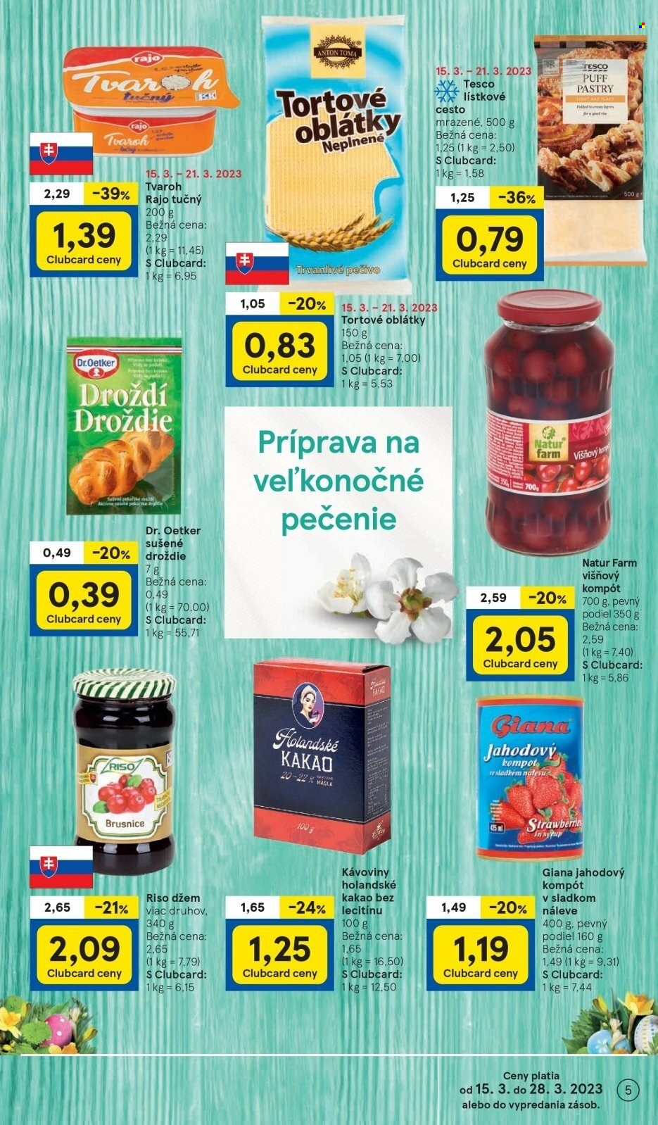Leták TESCO supermarket - 15.3.2023 - 21.3.2023. Strana 5