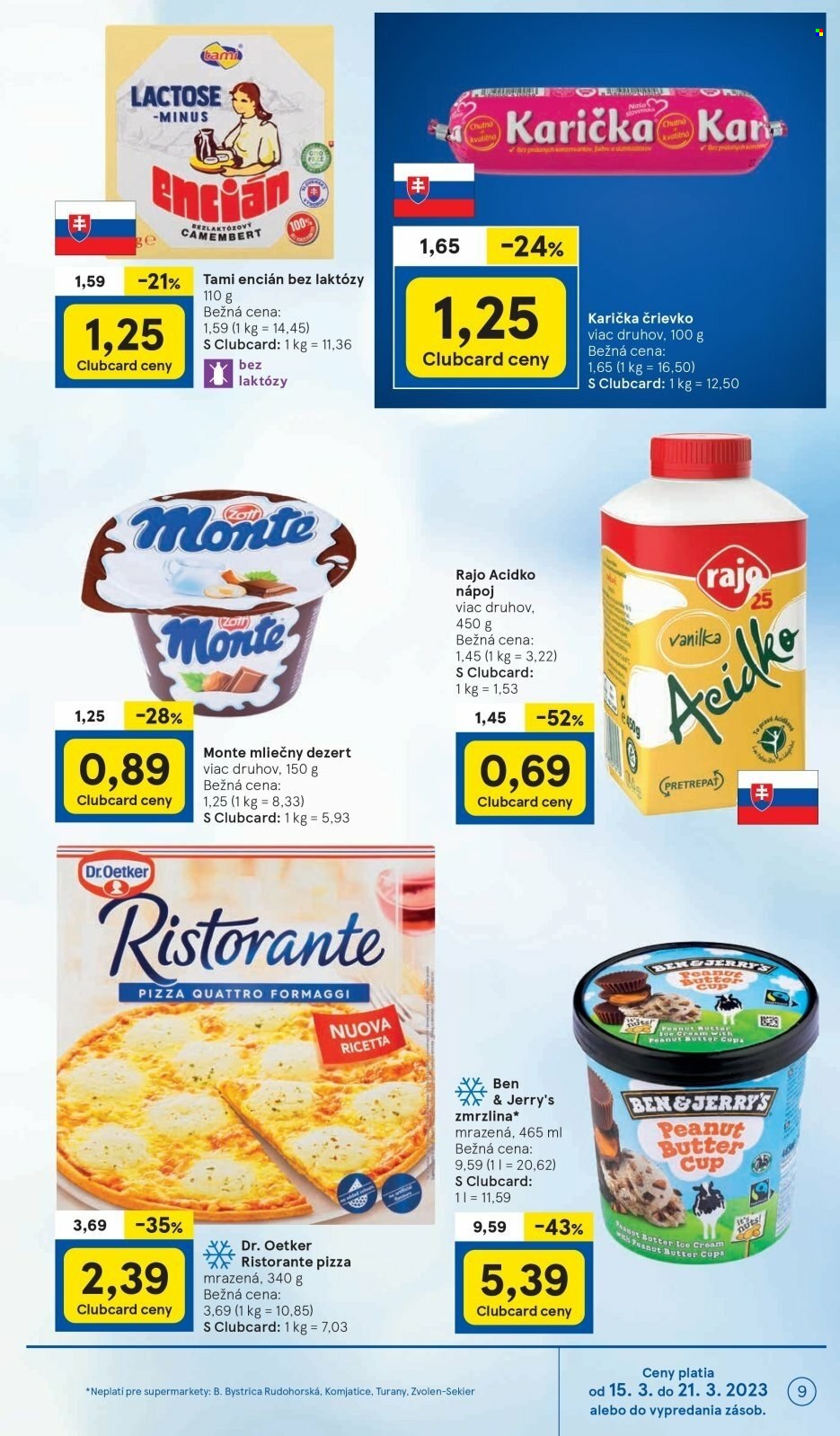 Leták TESCO supermarket - 15.3.2023 - 21.3.2023. Strana 9