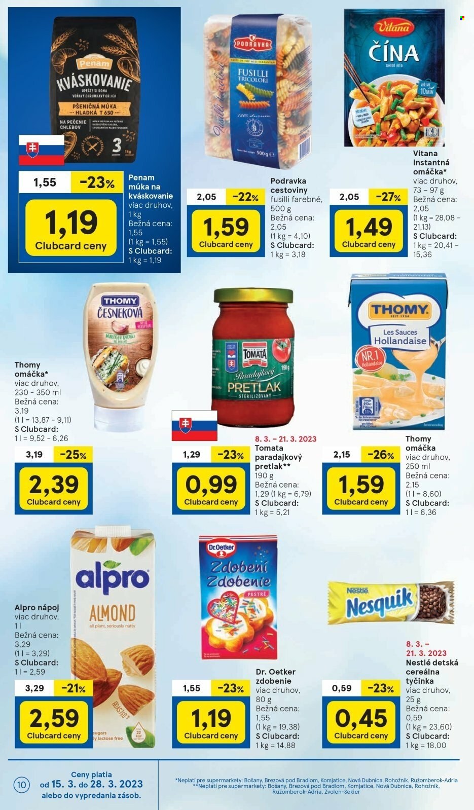 Leták TESCO supermarket - 15.3.2023 - 21.3.2023. Strana 10