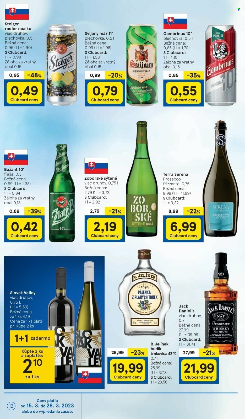 Leták TESCO supermarket - 15.3.2023 - 21.3.2023. Strana 12