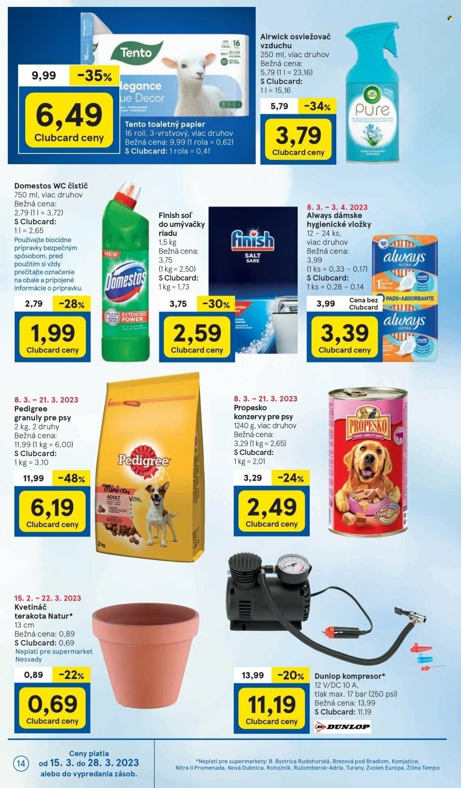 Leták TESCO supermarket - 15.3.2023 - 21.3.2023. Strana 14