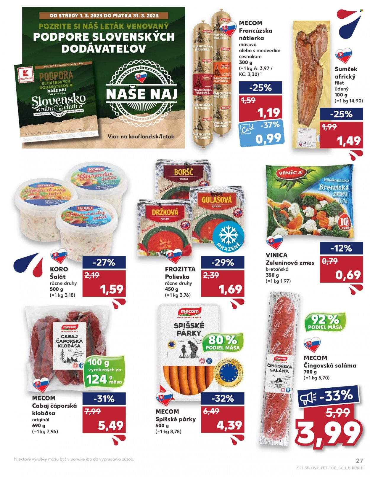 Leták Kaufland - 16.3.2023 - 22.3.2023. Strana 27