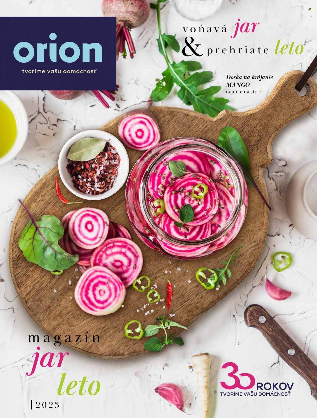 Leták Orion. Strana 1