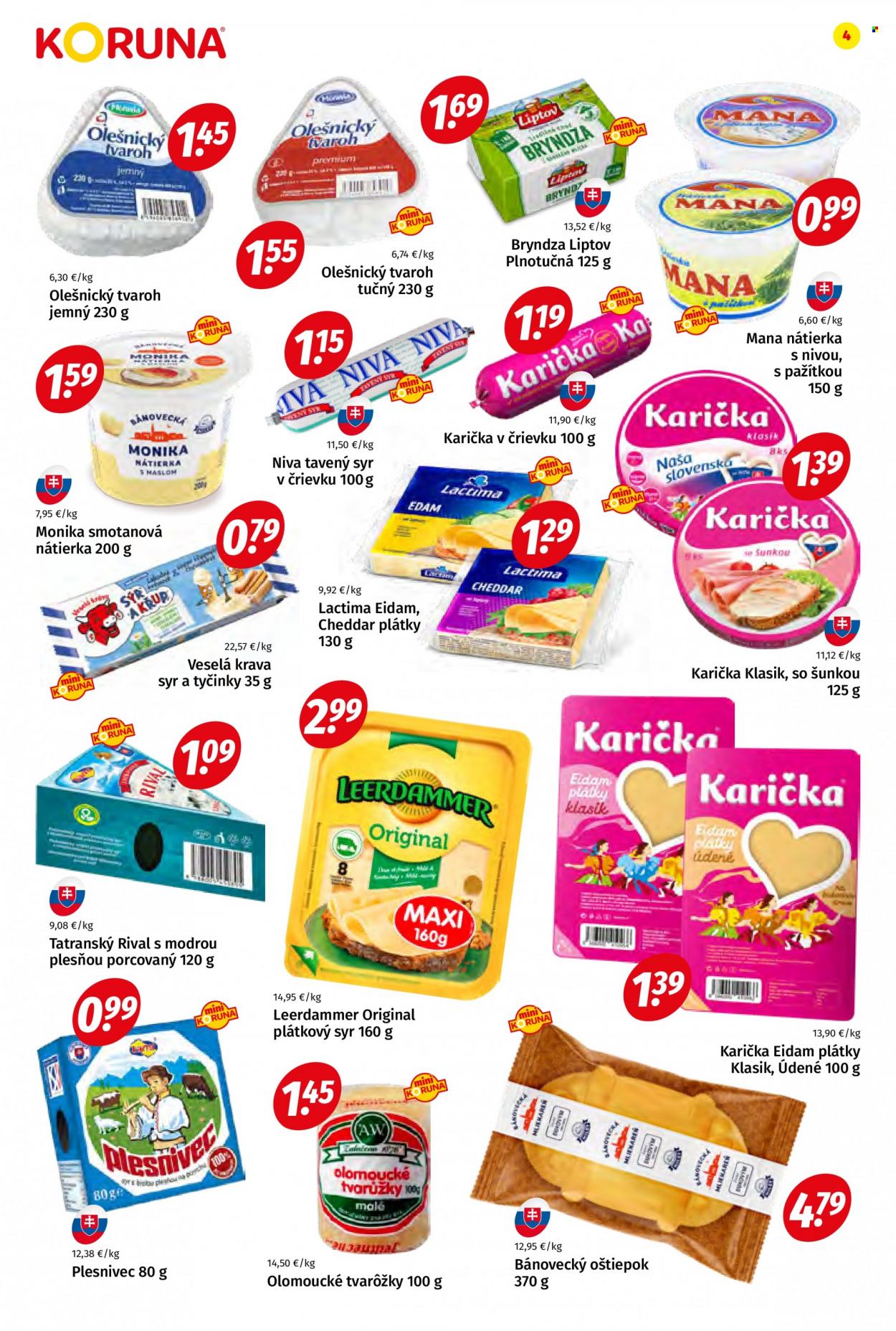 Leták Potraviny KORUNA - 17.3.2023 - 29.3.2023. Strana 4