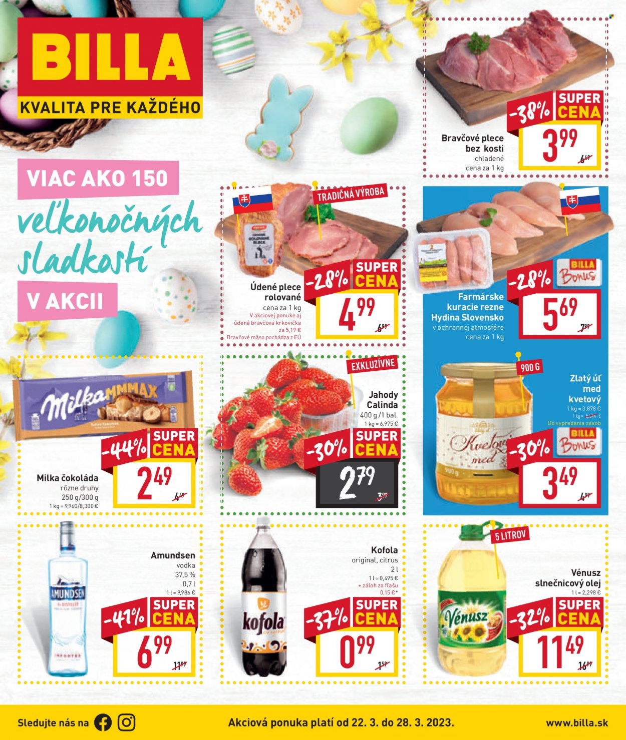 Leták Billa - 22.3.2023 - 28.3.2023. Strana 1