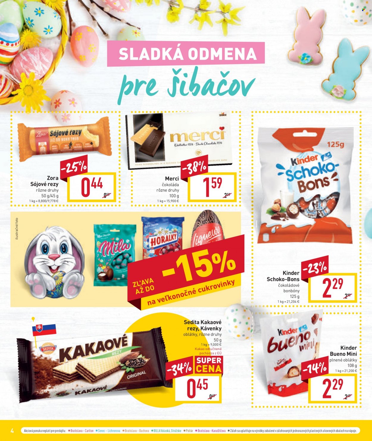 Leták Billa - 22.3.2023 - 28.3.2023. Strana 4