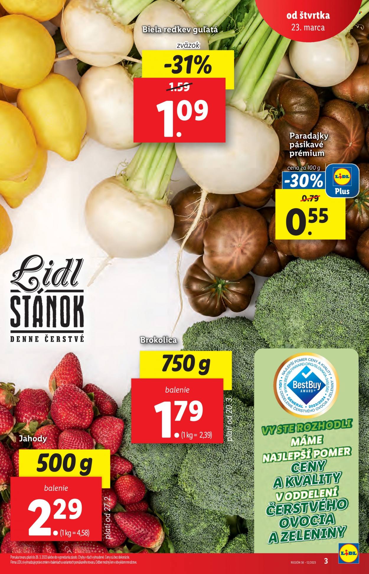 Leták Lidl - 23.3.2023 - 26.3.2023. Strana 3