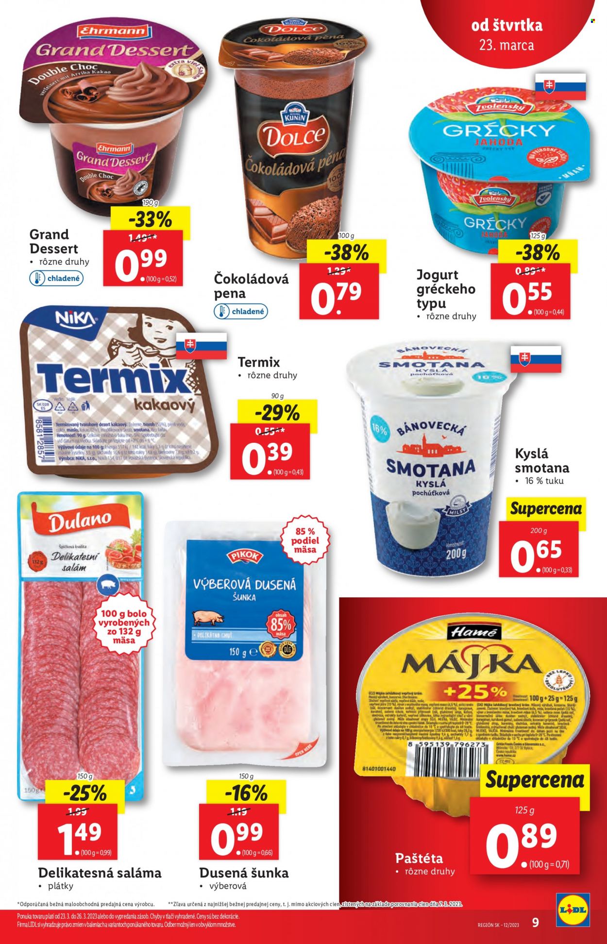 Leták Lidl - 23.3.2023 - 26.3.2023. Strana 9