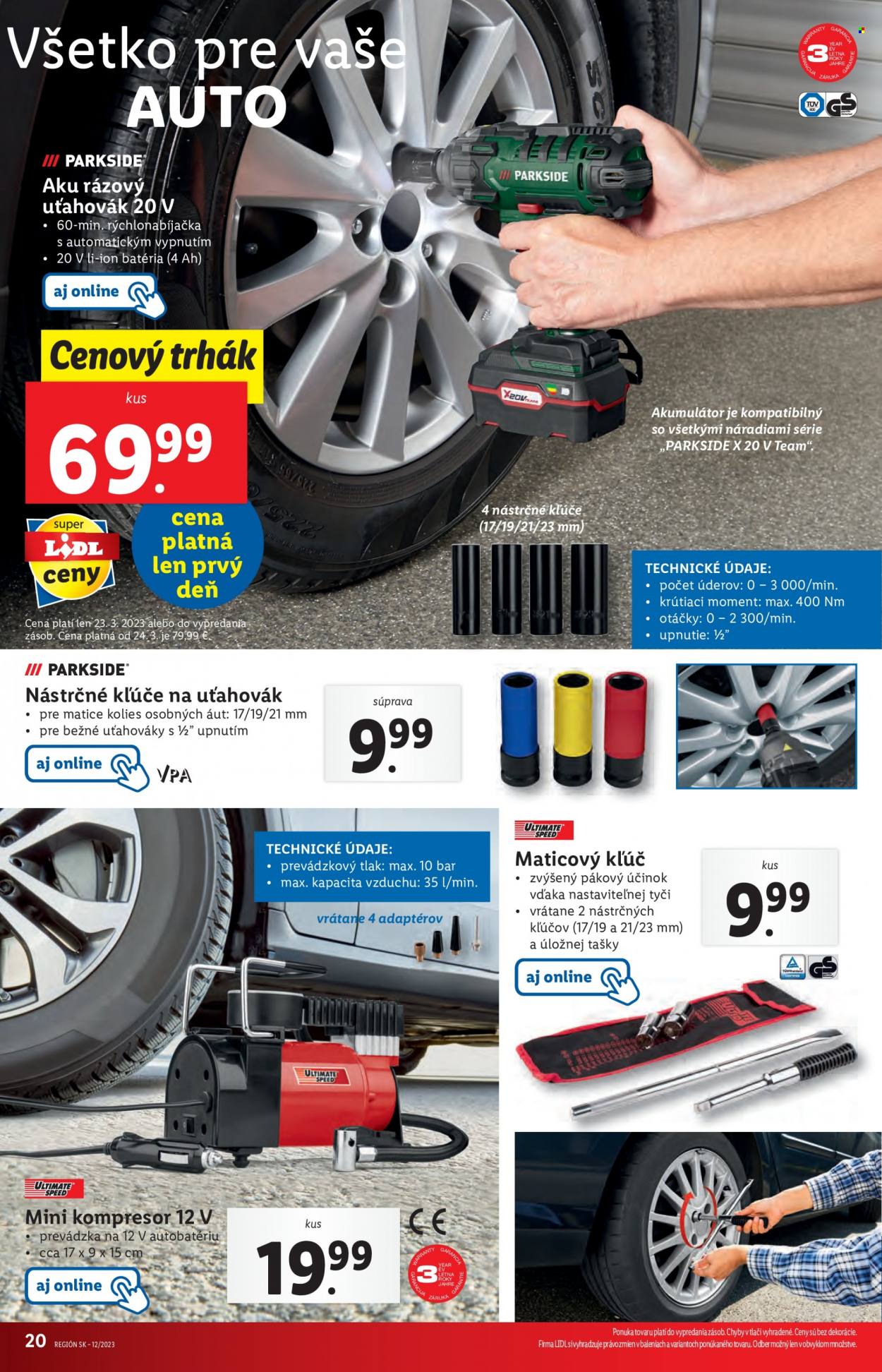 Leták Lidl - 23.3.2023 - 26.3.2023. Strana 20